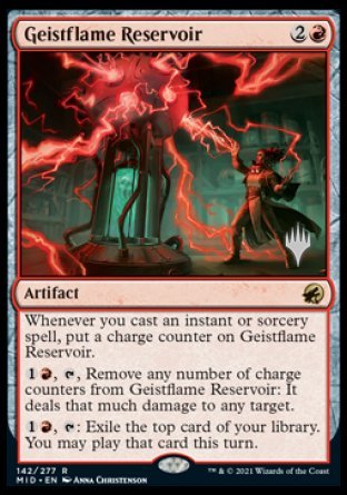 Geistflame Reservoir (Promo Pack) [Innistrad: Midnight Hunt Promo Pack]