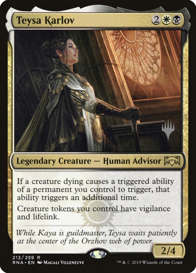 Teysa Karlov (Promo Pack) [Ravnica Allegiance Promo Pack]