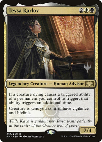 Teysa Karlov (Promo Pack) [Ravnica Allegiance Promo Pack]