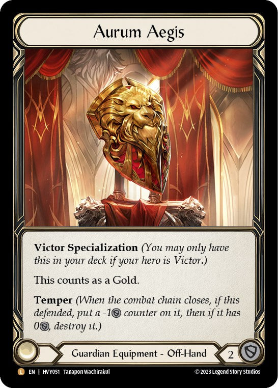 Aurum Aegis [HVY051] (Heavy Hitters) Rainbow Foil