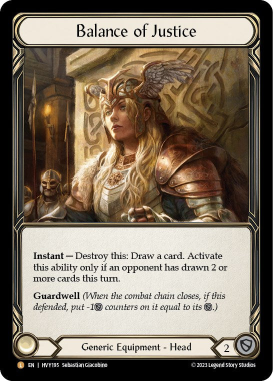 Balance of Justice [HVY195] (Heavy Hitters) Cold Foil