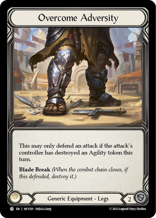 Overcome Adversity [HVY201] (Heavy Hitters) Cold Foil
