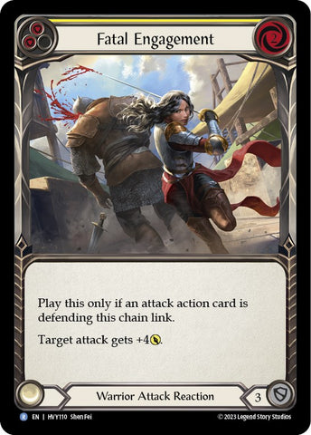 Fatal Engagement (Yellow) [HVY110] (Heavy Hitters) Rainbow Foil