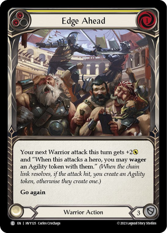 Edge Ahead (Yellow) [HVY125] (Heavy Hitters) Rainbow Foil