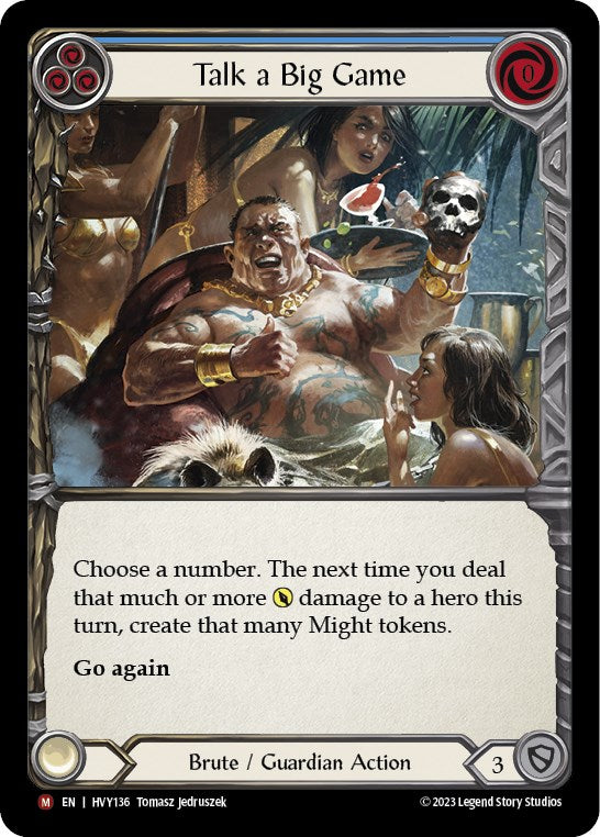 Talk a Big Game [HVY136] (Heavy Hitters) Rainbow Foil