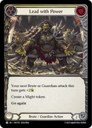 Lead with Power (Yellow) [HVY153] (Heavy Hitters) Rainbow Foil