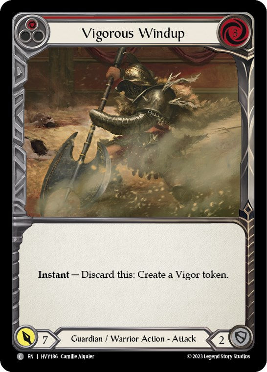 Vigorous Windup (Red) [HVY186] (Heavy Hitters) Rainbow Foil