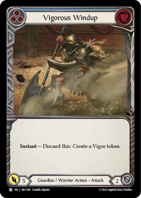 Vigorous Windup (Blue) [HVY188] (Heavy Hitters) Rainbow Foil