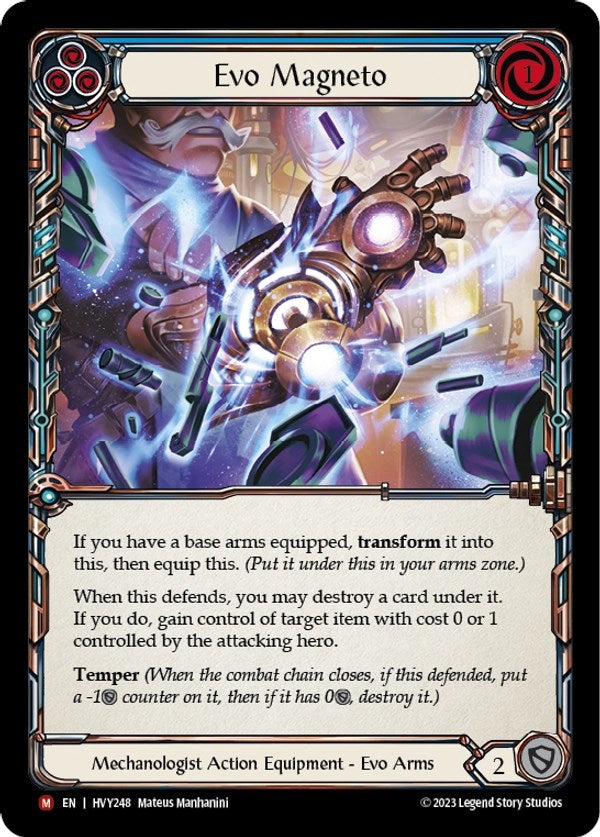 Evo Magneto (Cold Foil) [HVY248] (Heavy Hitters) Cold Foil