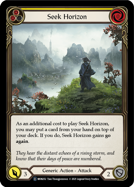 Seek Horizon (Yellow) [U-MON252] (Monarch Unlimited) Unlimited Normal