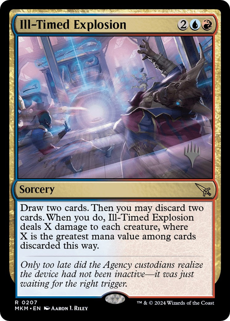 Ill-Timed Explosion (Promo Pack) [Murders at Karlov Manor Promo Pack]