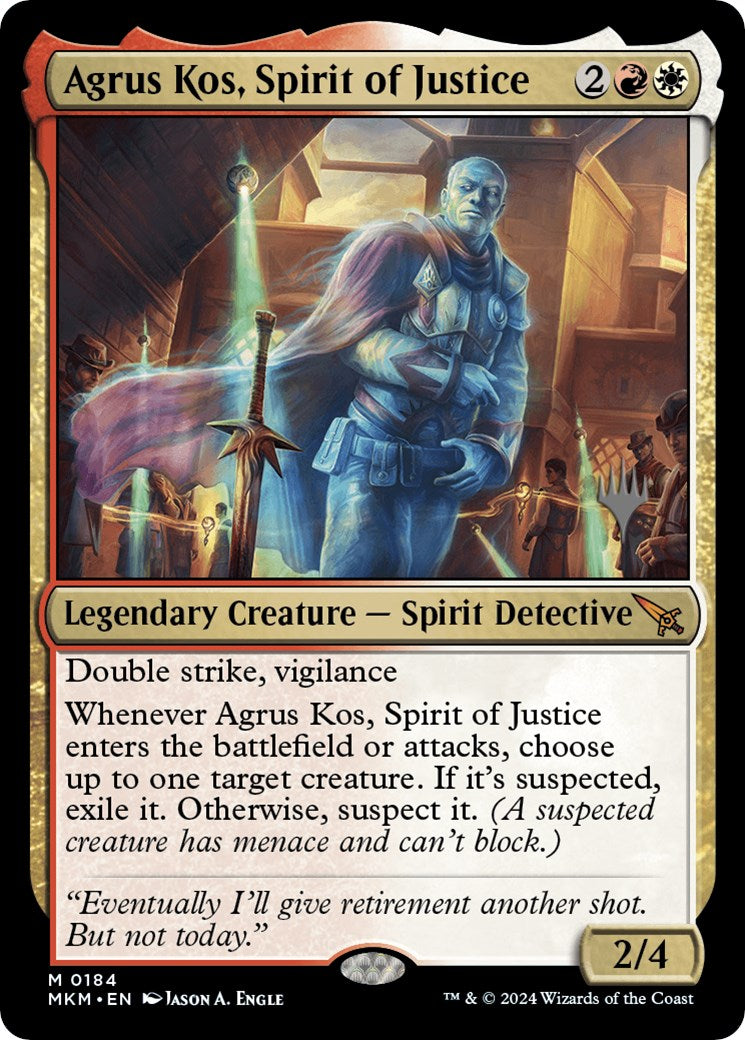 Agrus Kos, Spirit of Justice (Promo Pack) [Murders at Karlov Manor Promo Pack]