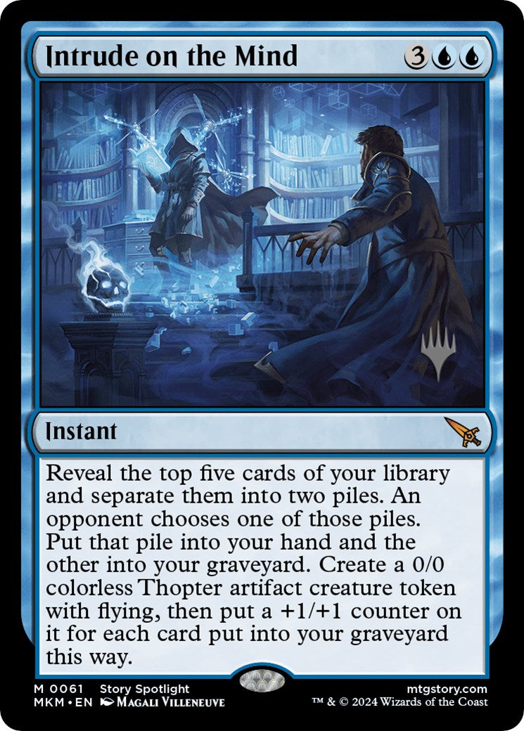 Intrude on the Mind (Promo Pack) [Murders at Karlov Manor Promo Pack]