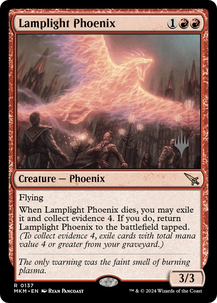 Lamplight Phoenix (Promo Pack) [Murders at Karlov Manor Promo Pack]
