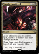 Treacherous Greed (Promo Pack) [Murders at Karlov Manor Promo Pack]