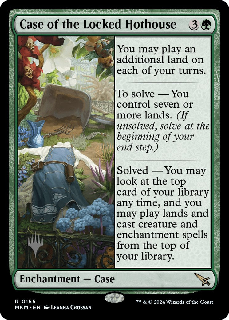 Case of the Locked Hothouse (Promo Pack) [Murders at Karlov Manor Promo Pack]