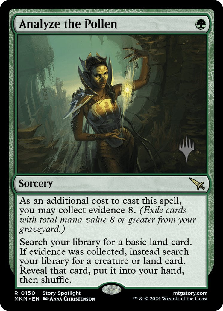 Analyze the Pollen (Promo Pack) [Murders at Karlov Manor Promo Pack]