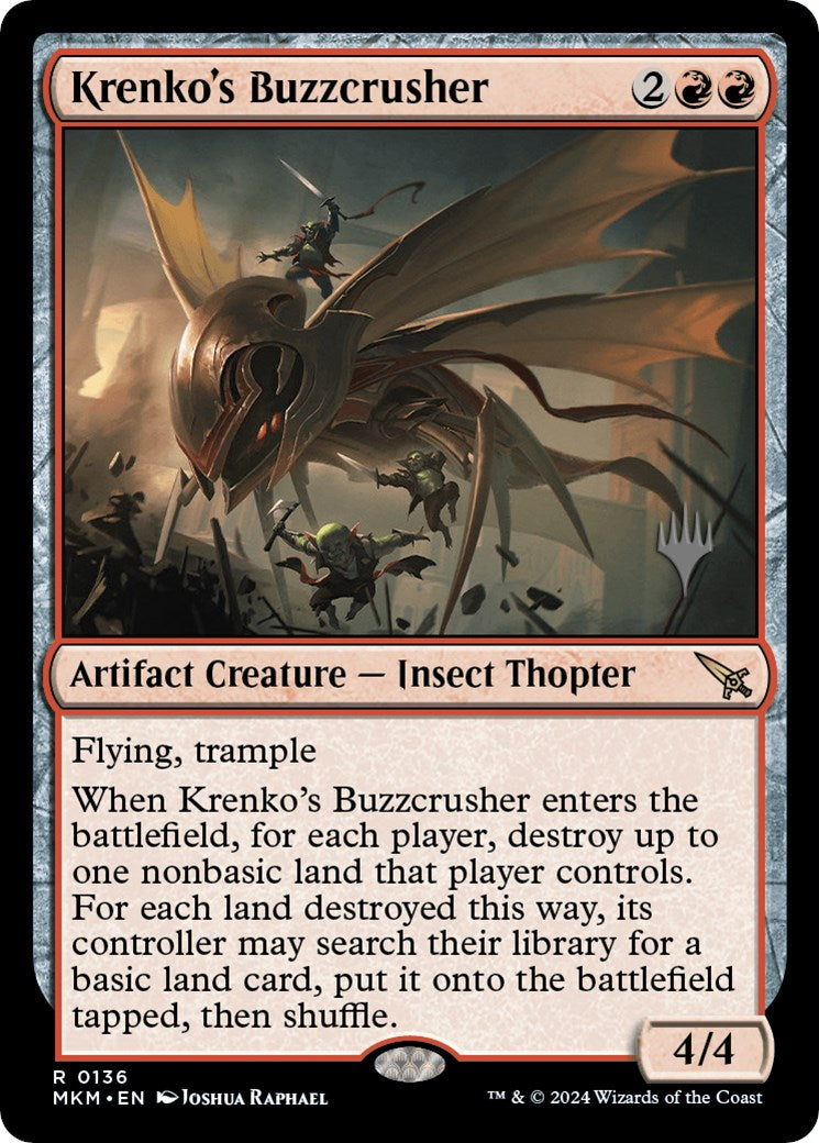 Krenko's Buzzcrusher (Promo Pack) [Murders at Karlov Manor Promo Pack]