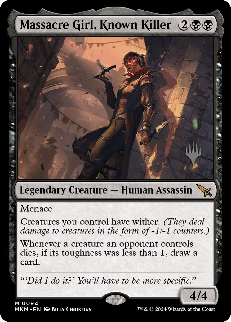 Massacre Girl, Known Killer (Promo Pack) [Murders at Karlov Manor Promo Pack]