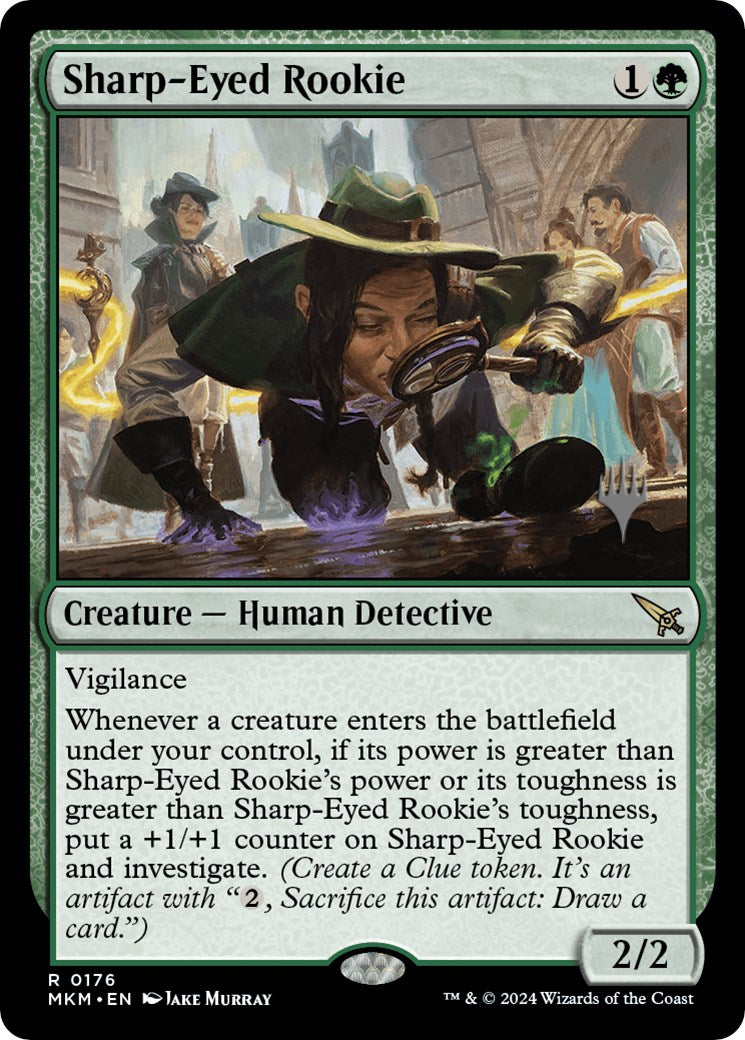 Sharp-Eyed Rookie (Promo Pack) [Murders at Karlov Manor Promo Pack]