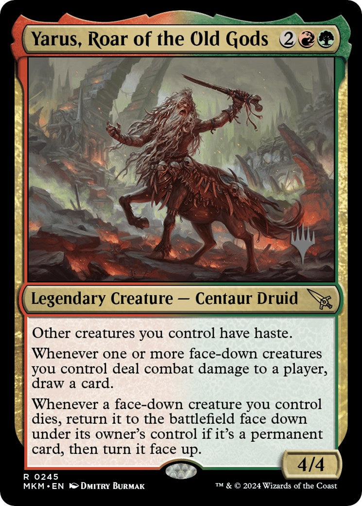 Yarus, Roar of the Old Gods (Promo Pack) [Murders at Karlov Manor Promo Pack]
