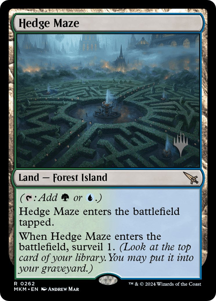 Hedge Maze (Promo Pack) [Murders at Karlov Manor Promo Pack]