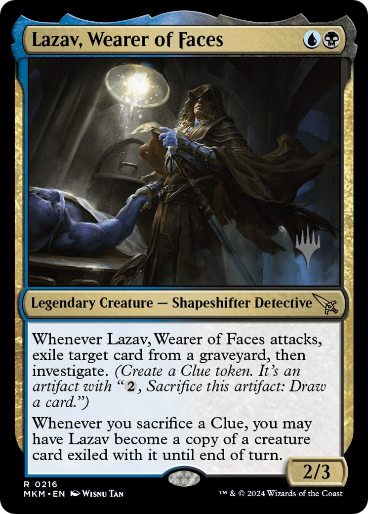 Lazav, Wearer of Faces (Promo Pack) [Murders at Karlov Manor Promo Pack]