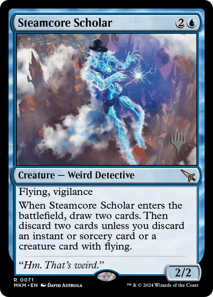 Steamcore Scholar (Promo Pack) [Murders at Karlov Manor Promo Pack]