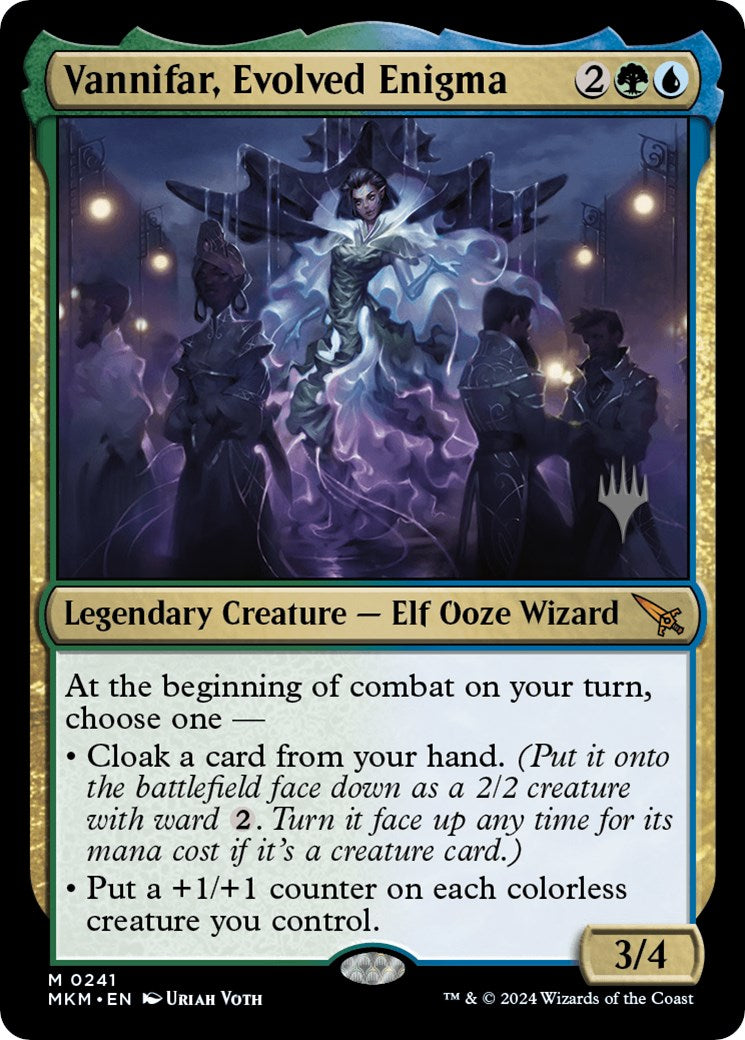 Vannifar, Evolved Enigma (Promo Pack) [Murders at Karlov Manor Promo Pack]