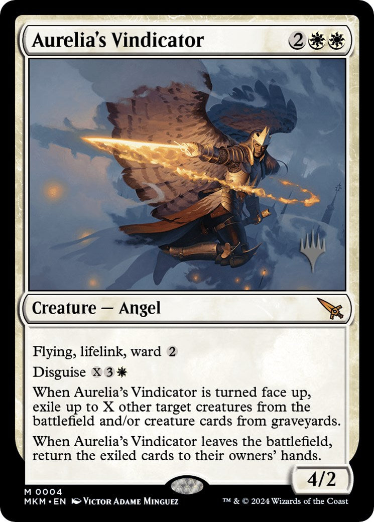 Aurelia's Vindicator (Promo Pack) [Murders at Karlov Manor Promo Pack]