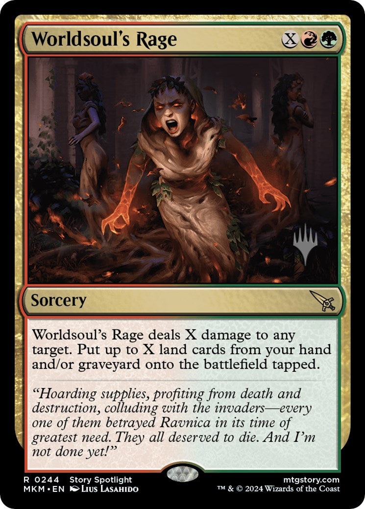 Worldsoul's Rage (Promo Pack) [Murders at Karlov Manor Promo Pack]