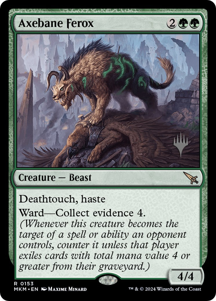 Axebane Ferox (Promo Pack) [Murders at Karlov Manor Promo Pack]