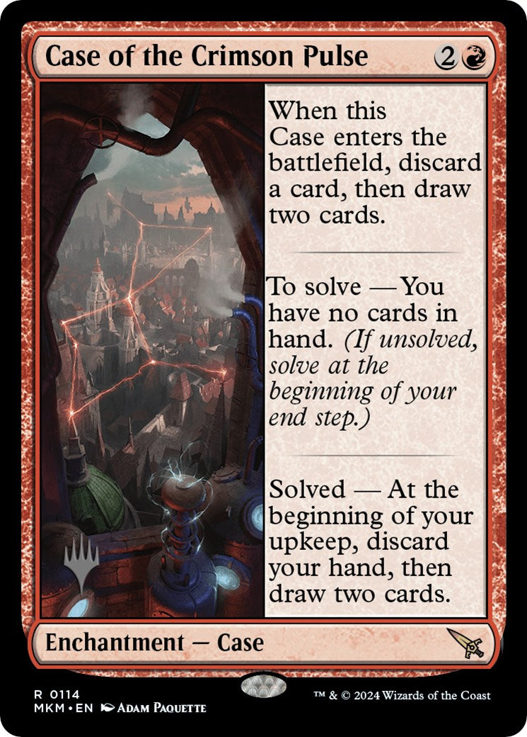 Case of the Crimson Pulse (Promo Pack) [Murders at Karlov Manor Promo Pack]
