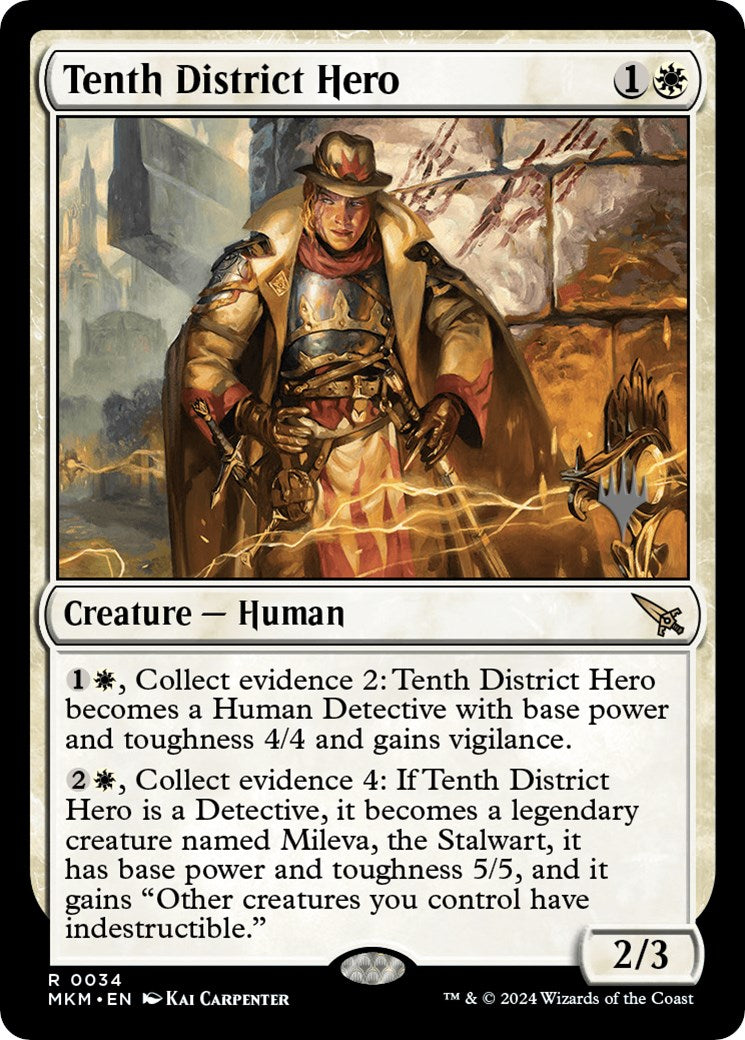 Tenth District Hero (Promo Pack) [Murders at Karlov Manor Promo Pack]
