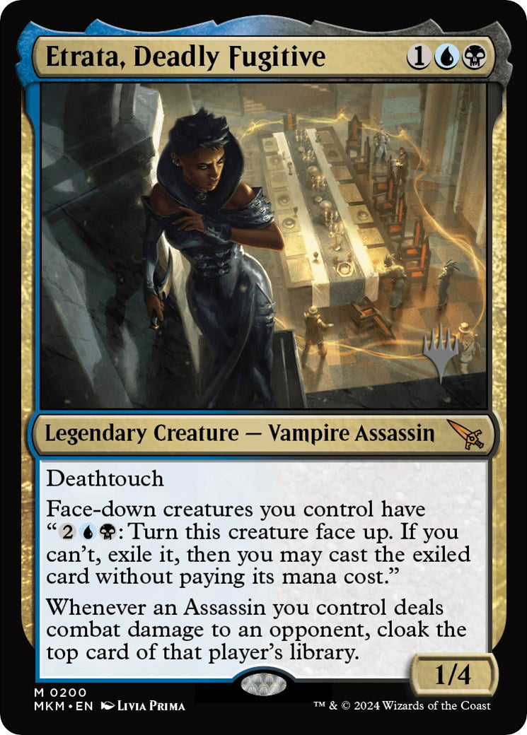 Etrata, Deadly Fugitive (Promo Pack) [Murders at Karlov Manor Promo Pack]