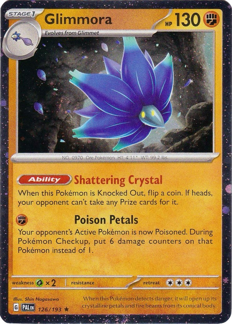 Glimmora (126/193) (Cosmos Holo) (Scarlet & Violet: Paldea Evolved) [Theme Deck Exclusive]