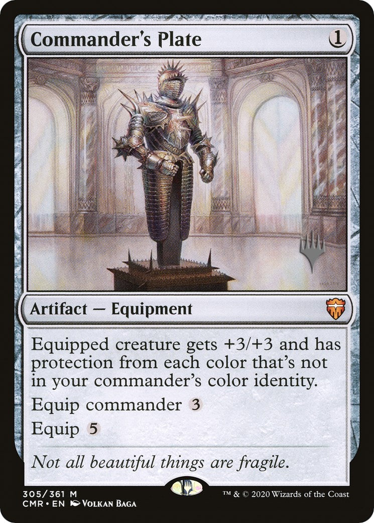 Commander's Plate (Promo Pack) [Murders at Karlov Manor Promo Pack]
