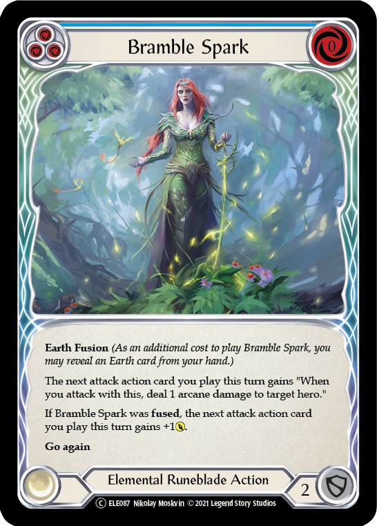 Bramble Spark (Blue) [U-ELE087] (Tales of Aria Unlimited) Unlimited Normal
