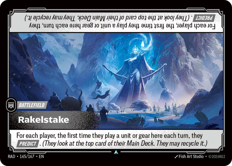 front of card Rakelstake [Radiance] 165/167
