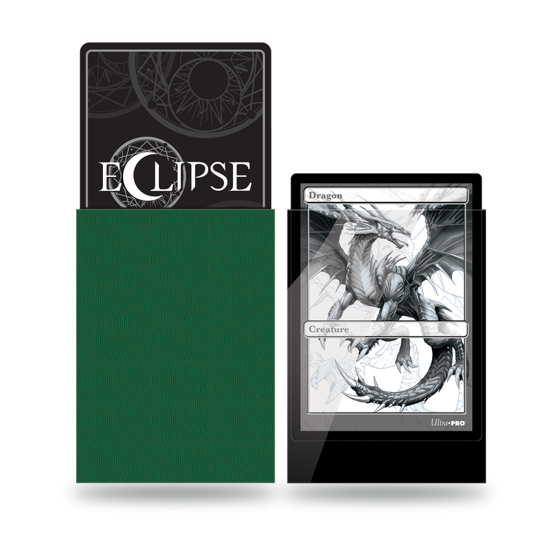 Ultra PRO: Standard 100ct Sleeves - Eclipse Gloss (Forest Green)