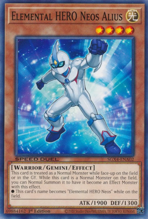 Elemental HERO Neos Alius [SGX4-ENA02] Common