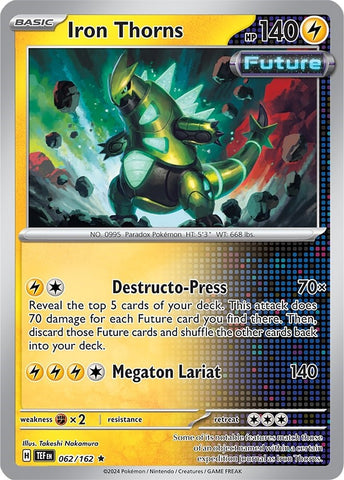 Iron Thorns (062/162) (Scarlet & Violet: Temporal Forces) [Theme Deck Exclusive]
