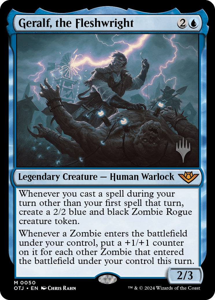 Geralf, the Fleshwright (Promo Pack) [Outlaws of Thunder Junction Promo Pack]