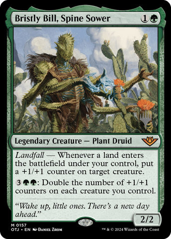 Bristly Bill, Spine Sower (Promo Pack) [Outlaws of Thunder Junction Promo Pack]