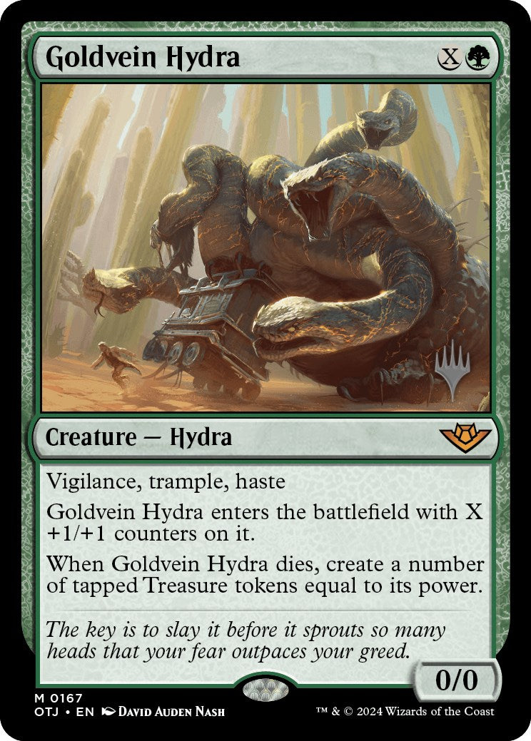 Goldvein Hydra (Promo Pack) [Outlaws of Thunder Junction Promo Pack]