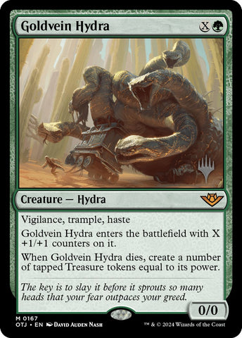 Goldvein Hydra (Promo Pack) [Outlaws of Thunder Junction Promo Pack]