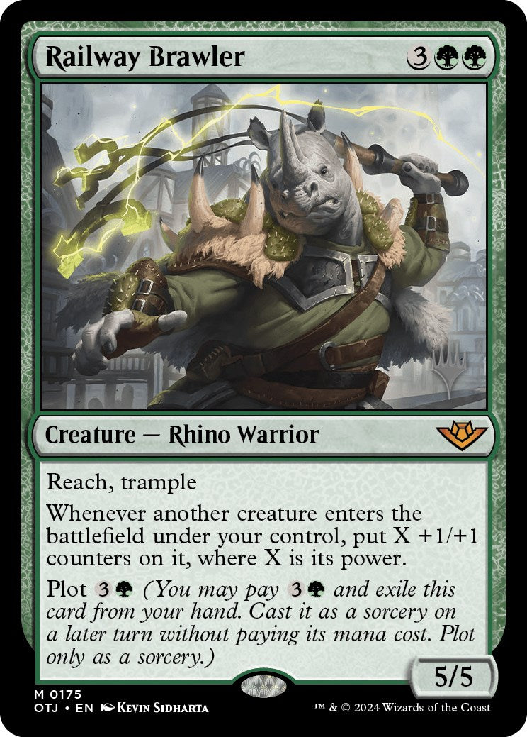 Railway Brawler (Promo Pack) [Outlaws of Thunder Junction Promo Pack]