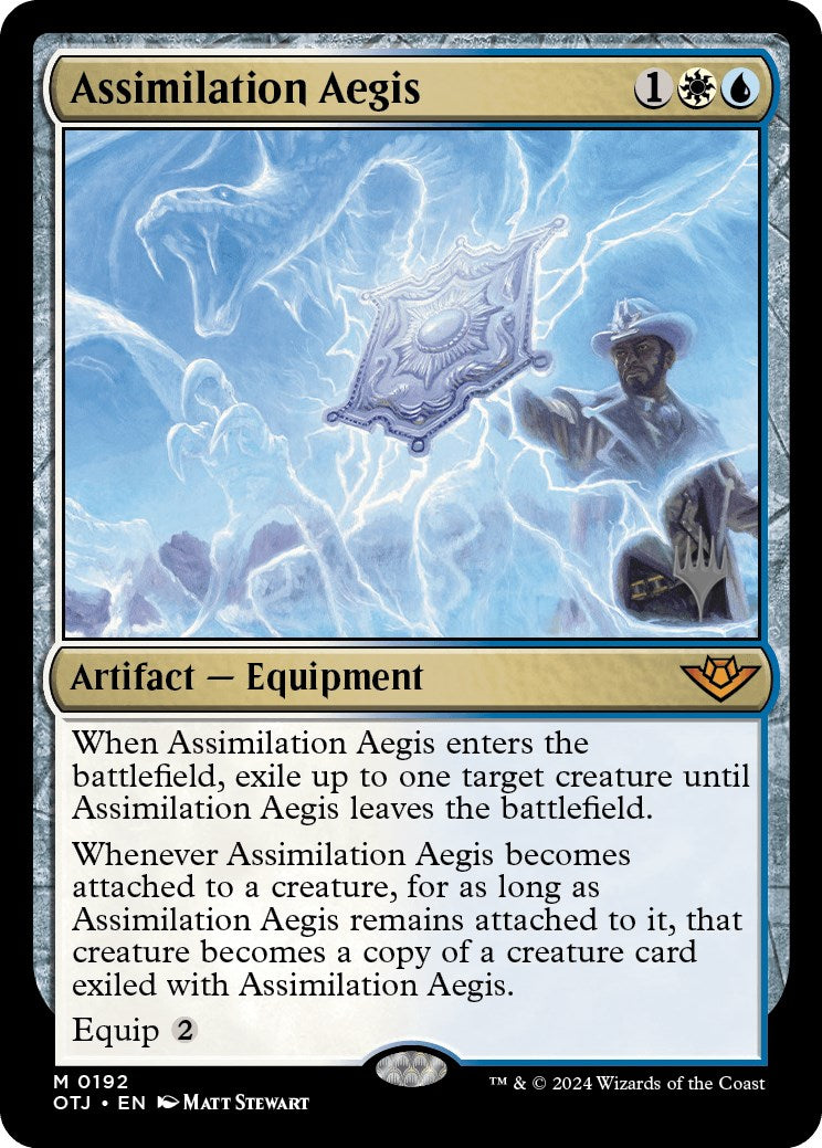 Assimilation Aegis (Promo Pack) [Outlaws of Thunder Junction Promo Pack]