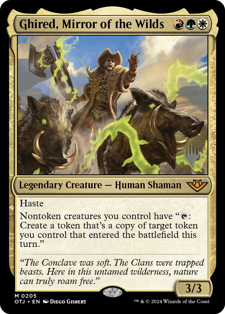 Ghired, Mirror of the Wilds (Promo Pack) [Outlaws of Thunder Junction Promo Pack]