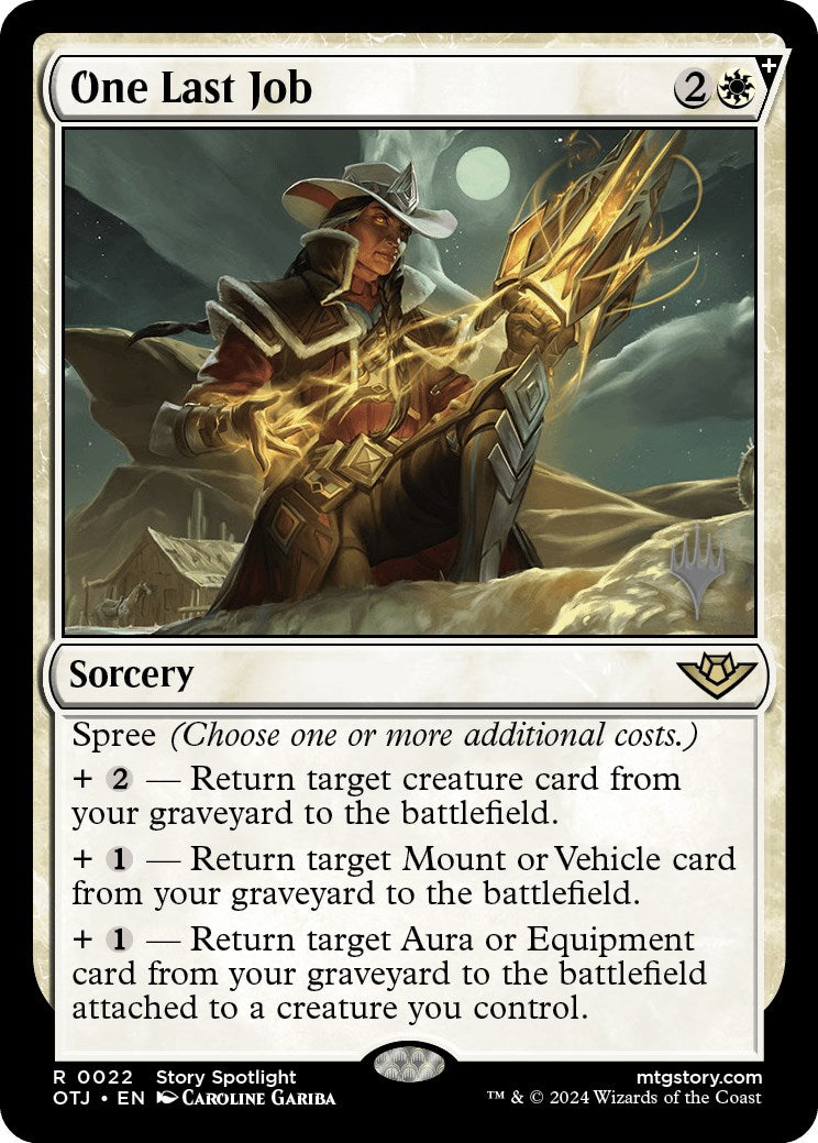 One Last Job (Promo Pack) [Outlaws of Thunder Junction Promo Pack]